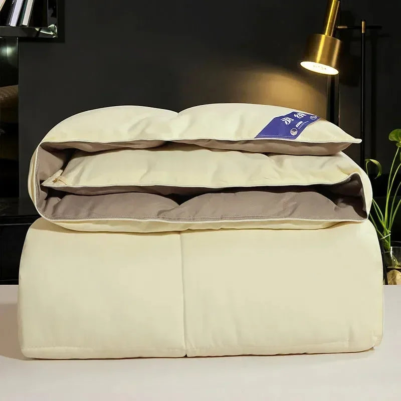 Hotel Luxe Gewatteerd Dekbed Inzetstuk Koelwasbaar Hypoallergeen Omkeerbare Quilt