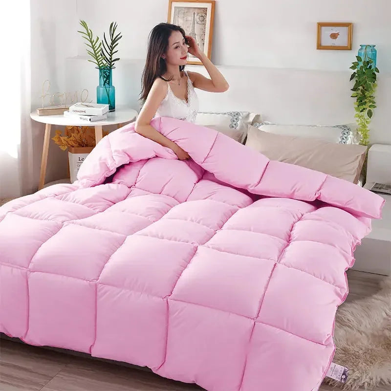 Hotel Luxe Gewatteerd Dekbed Inzetstuk Koelwasbaar Hypoallergeen Omkeerbare Quilt