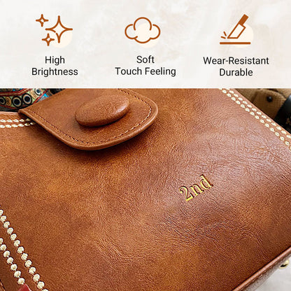 👜Vingtage modetas met verstelbare,  bredere schouderband