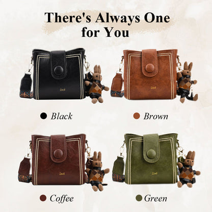 👜Vingtage modetas met verstelbare,  bredere schouderband