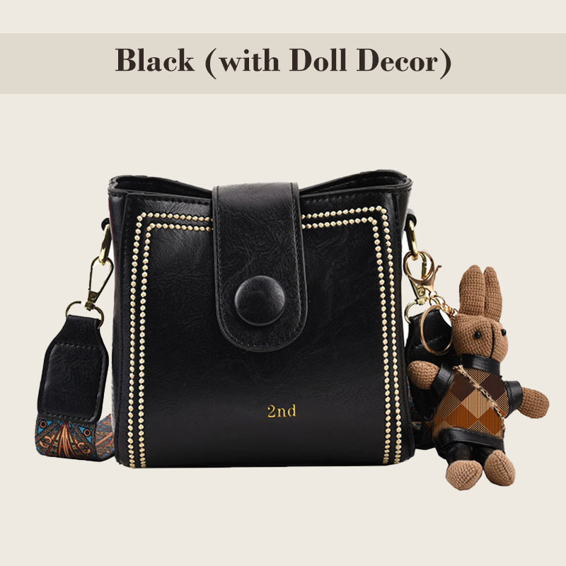 👜Vingtage modetas met verstelbare,  bredere schouderband