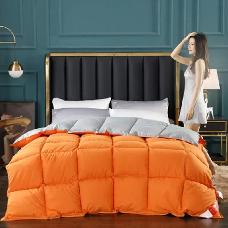 All Season Down Alternatief Dekbed Hotel Luxe Gewatteerd Dekbed Inzetstuk Koelwasbaar Hypoallergeen Omkeerbare Quilt - Queen