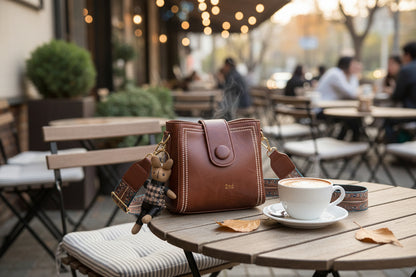👜Vingtage modetas met verstelbare,  bredere schouderband