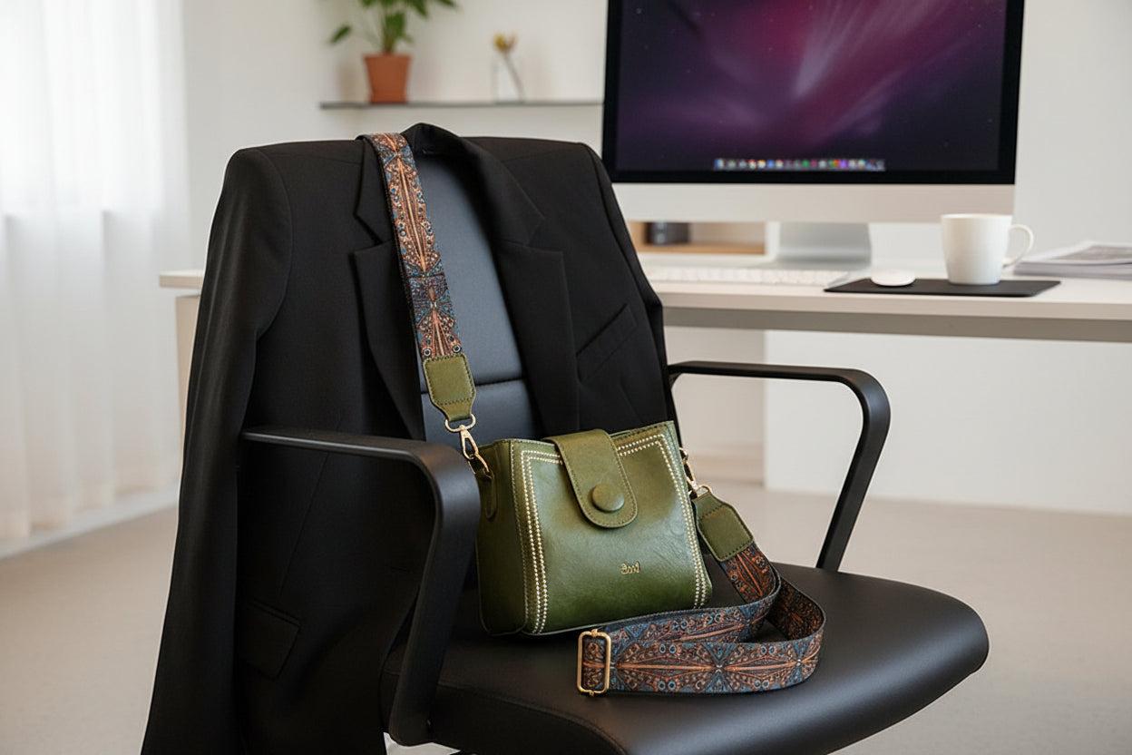 👜Vingtage modetas met verstelbare,  bredere schouderband