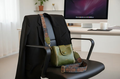 👜Vingtage modetas met verstelbare,  bredere schouderband