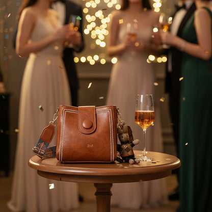 👜Vingtage modetas met verstelbare,  bredere schouderband