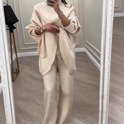 Premium Gebreide Lounge Set – Zacht, Warm & Stijlvol